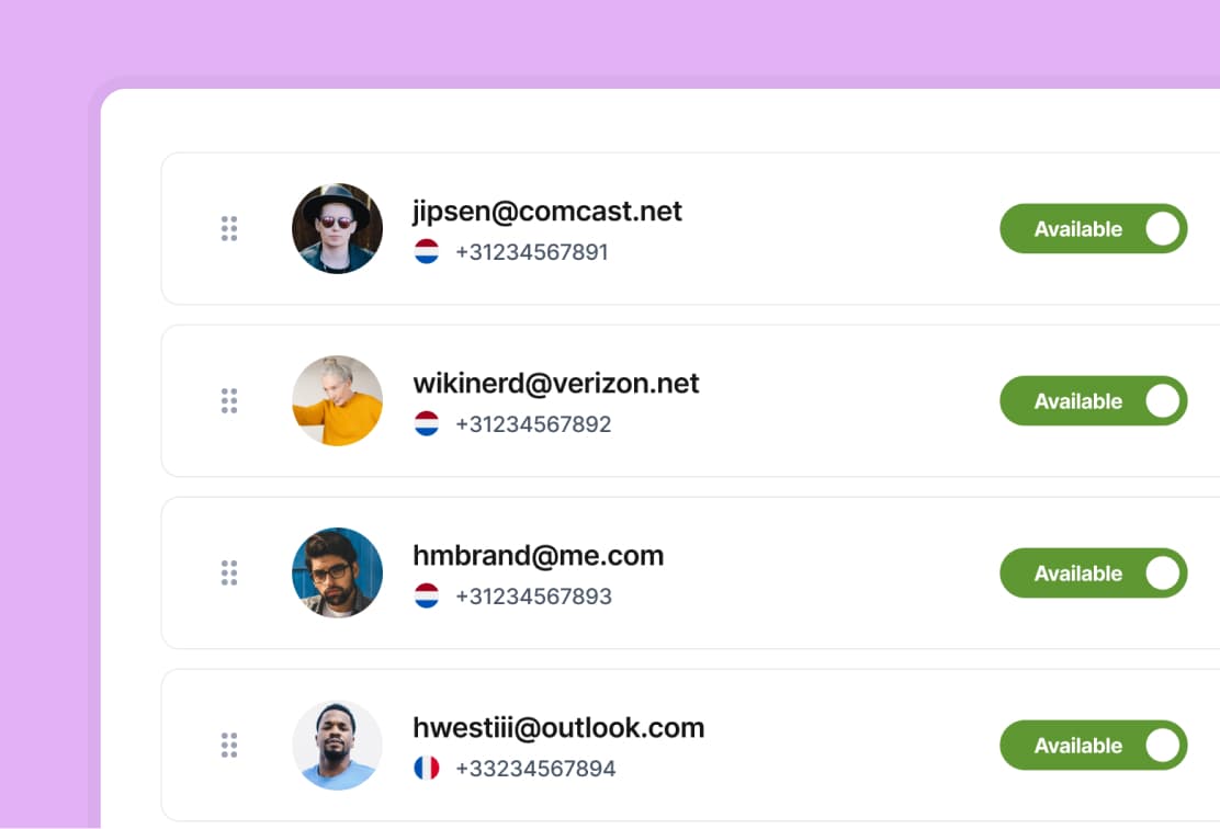 team dashboard