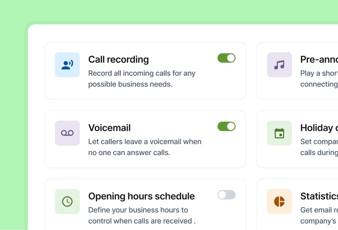 web interface